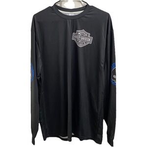 Garment One Harley-Davidson Men's 3D Printed Longsleeve Polyester Shirt Sz. XL